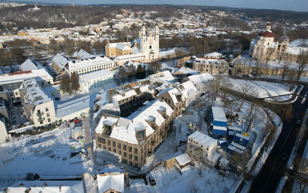 Sanguškų parkas (Žiupronių g. 7, 9) - Multi apartment - construction photos