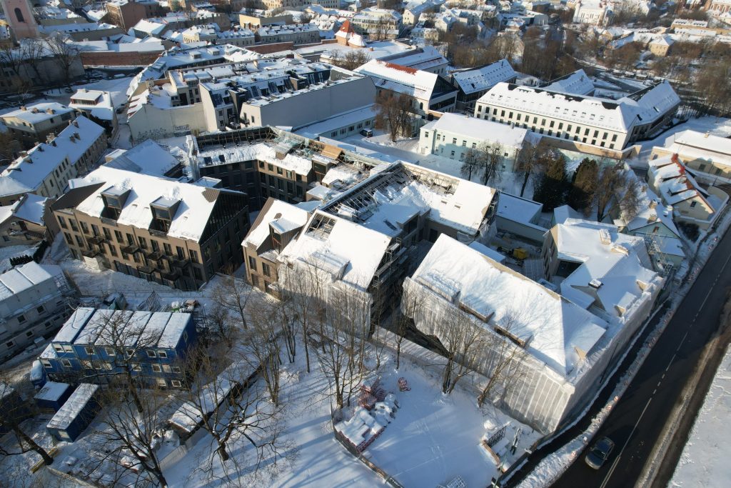 Sanguškų parkas (Žiupronių g. 7, 9) - Multi apartment - construction photos