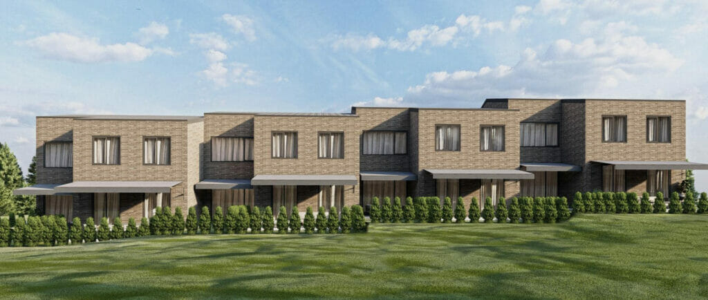 Kalno butai (Migūnų g. 17) - Row housing - visualization