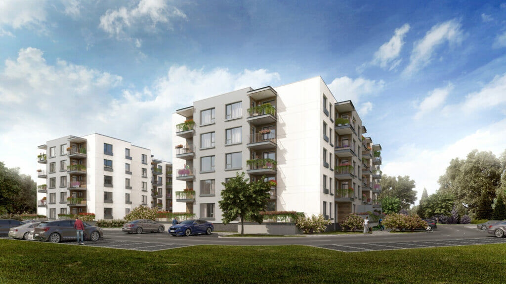 Trebū Home - 1. kārta (Kupriču iela 1A, 1C) - Daudzdzīvokļu nams - vizualizācija