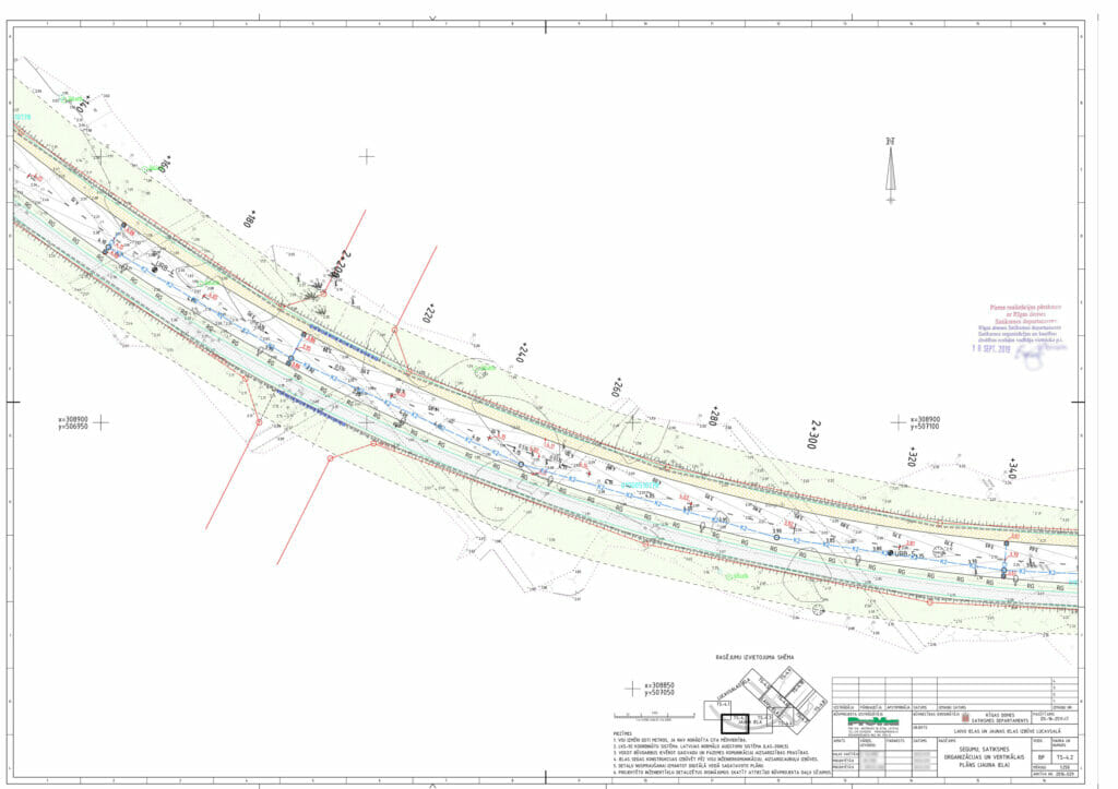 Jaunas un Laivu ielas izbūve Lucavsalā (Laivu iela) - Tee - visuaalne