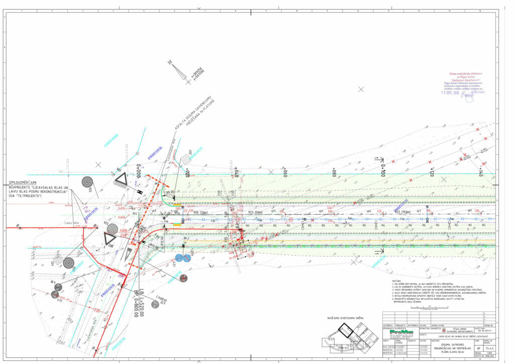 Jaunas un Laivu ielas izbūve Lucavsalā (Laivu iela) - Tee - visuaalne