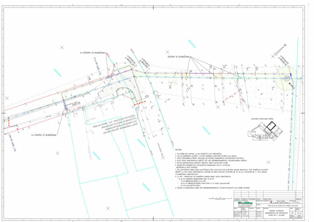 Jaunas un Laivu ielas izbūve Lucavsalā (Laivu iela) - Tee - visuaalne