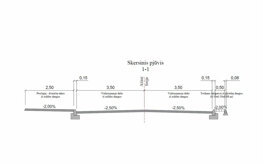 Nesvyžiaus g. rekonstrukcija (Nesvyžiaus g.) - Iela - vizualizācija