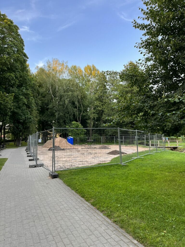 Rotaļu laukums Nordeķu parkā (Nordeķu parks) - Park - construction photos