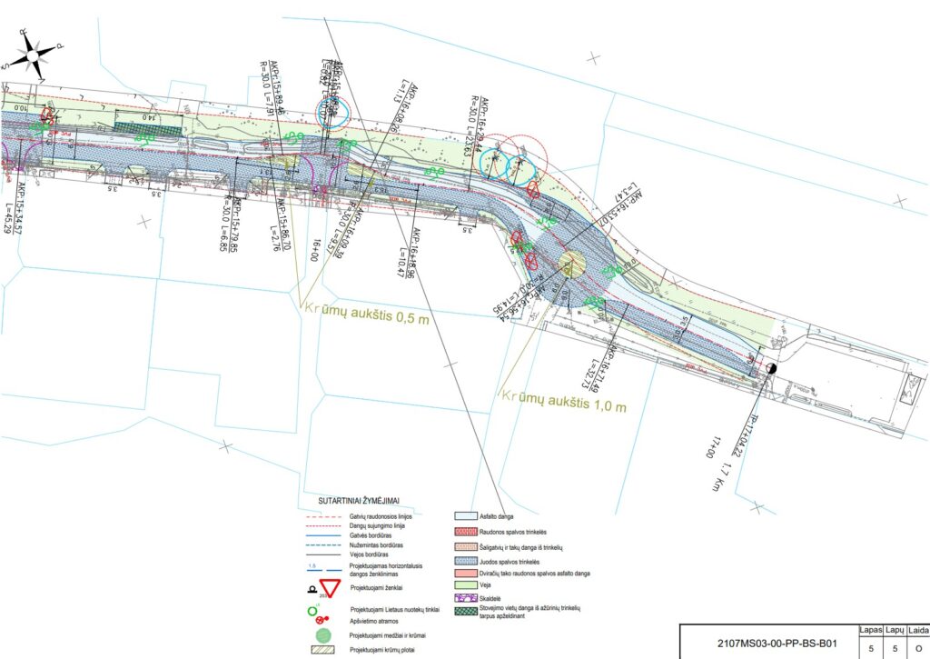Ramaus eismo Riovonių g. (Riovonių g., Naujoji Riovonių g.) - Street - visualization