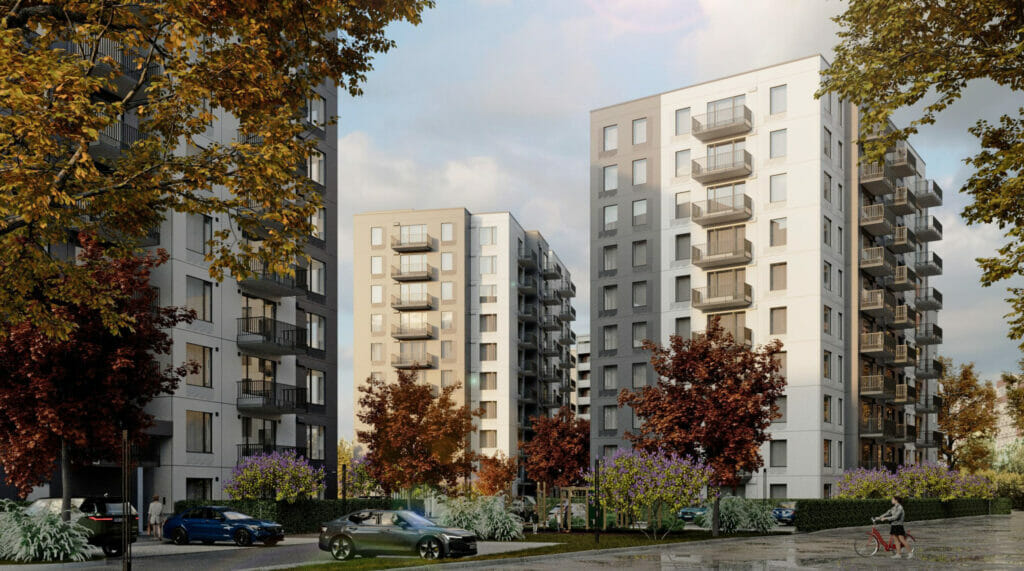 Mežciema mājas - 2. kārta (Sergeja Eizenšteina iela 47) - Daugiabutis - vizualizacija