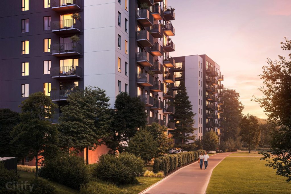 Mežciema mājas - 2. kārta (Sergeja Eizenšteina iela 47) - Daugiabutis - vizualizacija