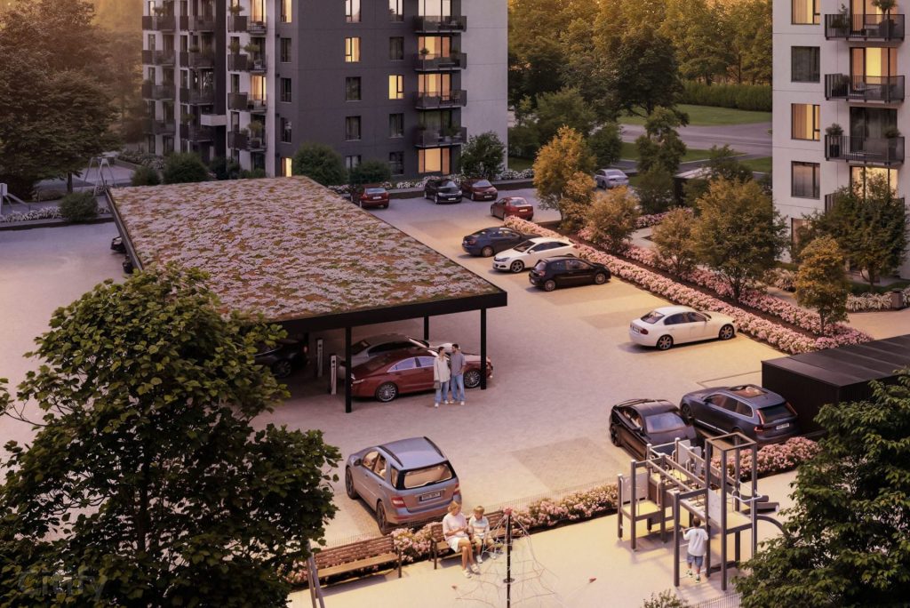 Mežciema mājas - 2. kārta (Sergeja Eizenšteina iela 47) - Daugiabutis - vizualizacija