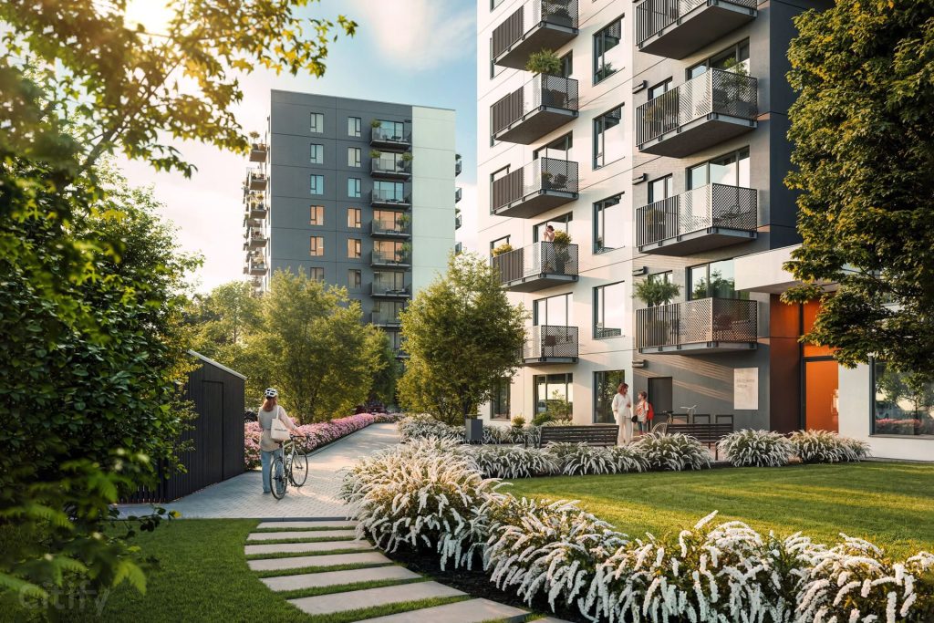 Mežciema mājas - 2. kārta (Sergeja Eizenšteina iela 47) - Daugiabutis - vizualizacija