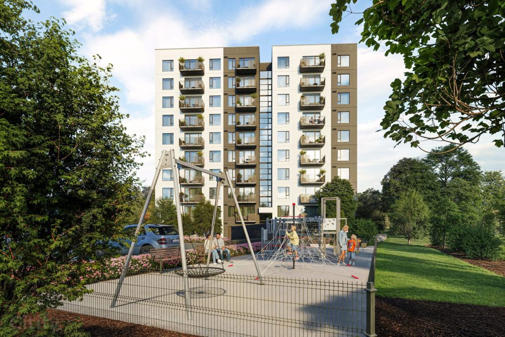 Mežciema mājas - 2. kārta (Sergeja Eizenšteina iela 47) - Daugiabutis - vizualizacija