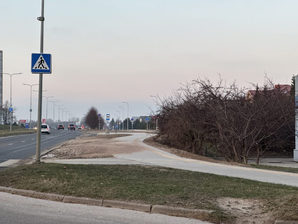 Privažiuojamasis kelias nuo Šiltnamių iki Klaipėdos g. (Liepojos g.) - Iela - būvdarbu attēli