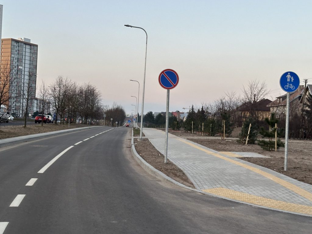 Privažiuojamasis kelias nuo Šiltnamių iki Klaipėdos g. (Liepojos g.) - Iela - būvdarbu attēli