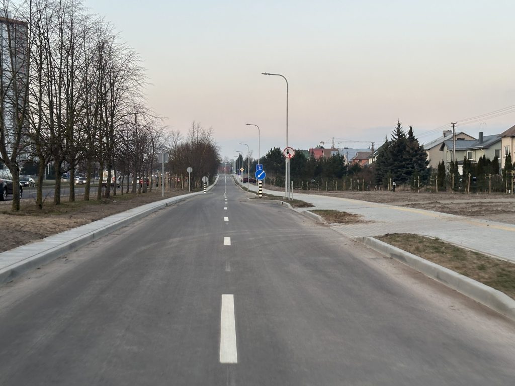 Privažiuojamasis kelias nuo Šiltnamių iki Klaipėdos g. (Liepojos g.) - Iela - būvdarbu attēli