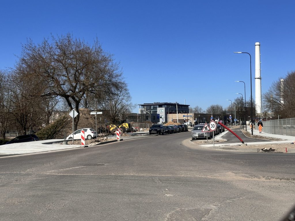 Ramaus eismo Riovonių g. (Riovonių g., Naujoji Riovonių g.) - Street - construction photos
