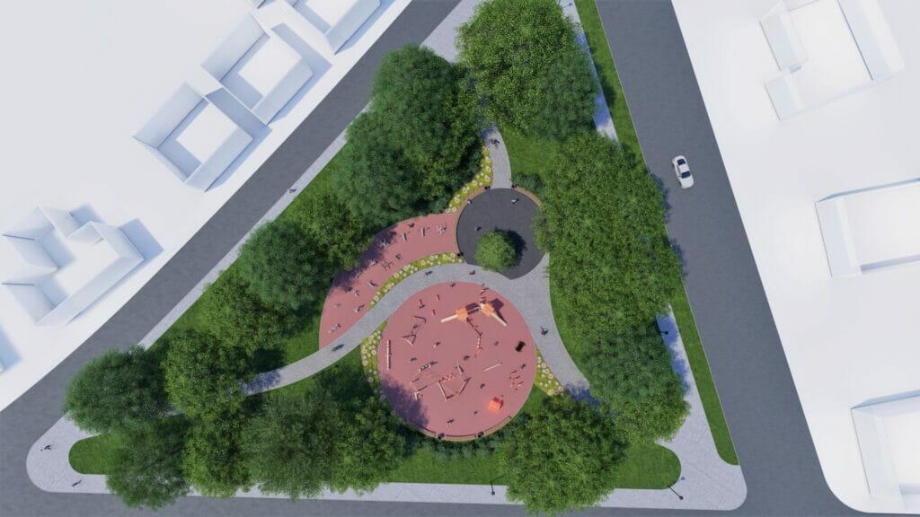 A. Samulevičiaus - Samuolio skveras (Antano Samulevičiaus-Samuolio skv.) - Square - visualization