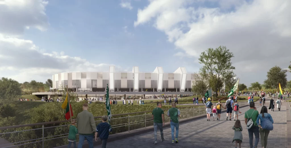 Daugiafunkcis sveikatinimo, ugdymo, švietimo, kultūros ir užimtumo kompleksas 1 etapas (stadionas) (Ozo g. 27) - Stadium - visualization