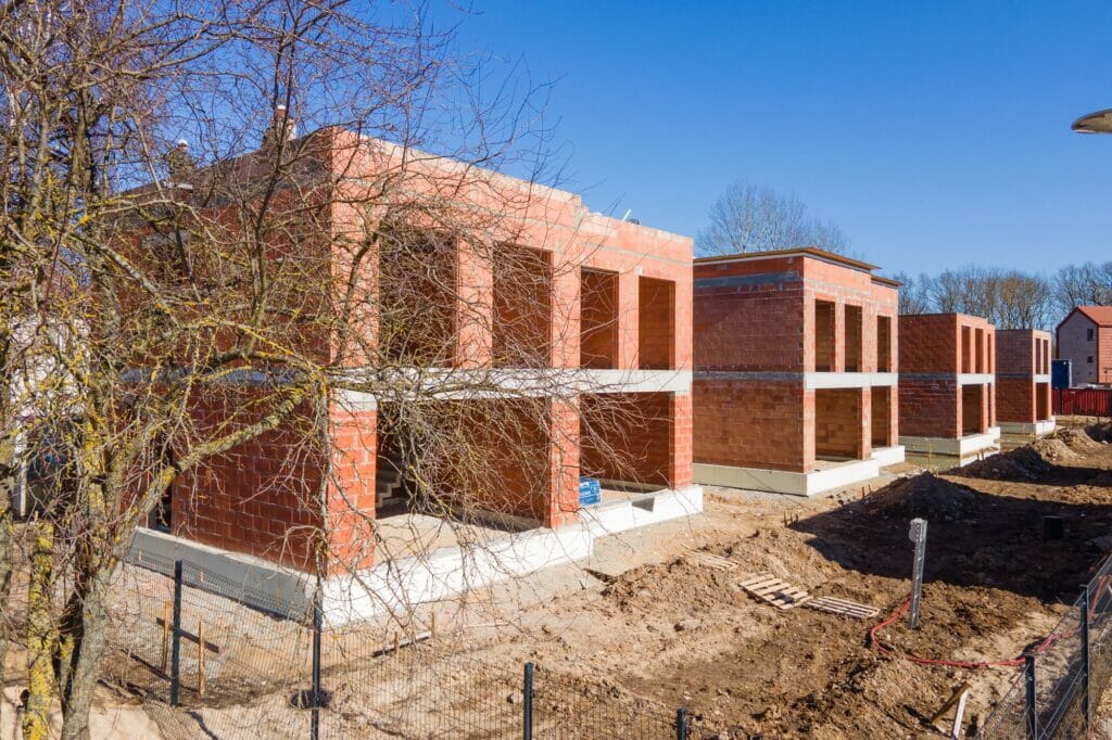 DUPLEX (A. Gustaičio g. 2B, 2H, 2J, 2K, 2L) - Rindu mājas - būvdarbu attēli