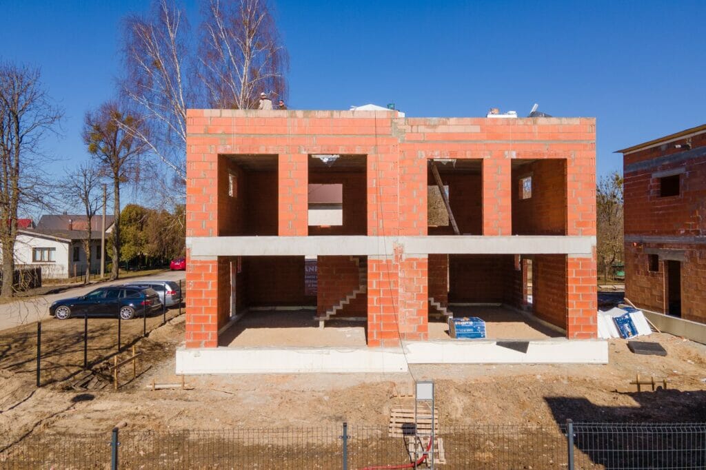 DUPLEX (A. Gustaičio g. 2B, 2H, 2J, 2K, 2L) - Rindu mājas - būvdarbu attēli