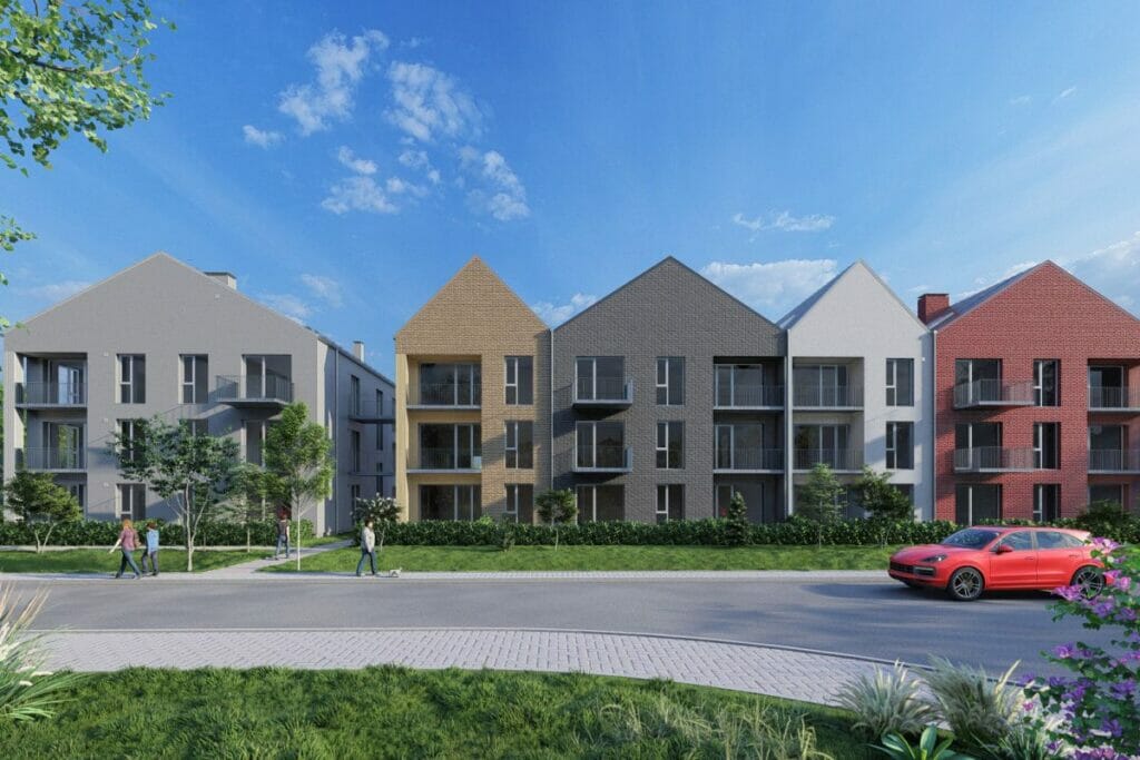 Muuna - 1.kārta (Gaujas iela 5C, Mārupe) - Multi apartment - visualization