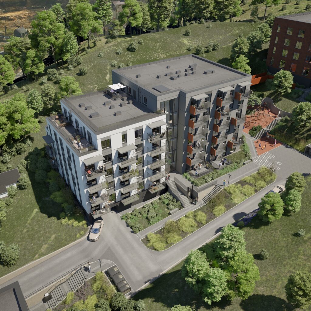Nauji peizažai (Kaminkelio g. 23) - Multi apartment - visualization