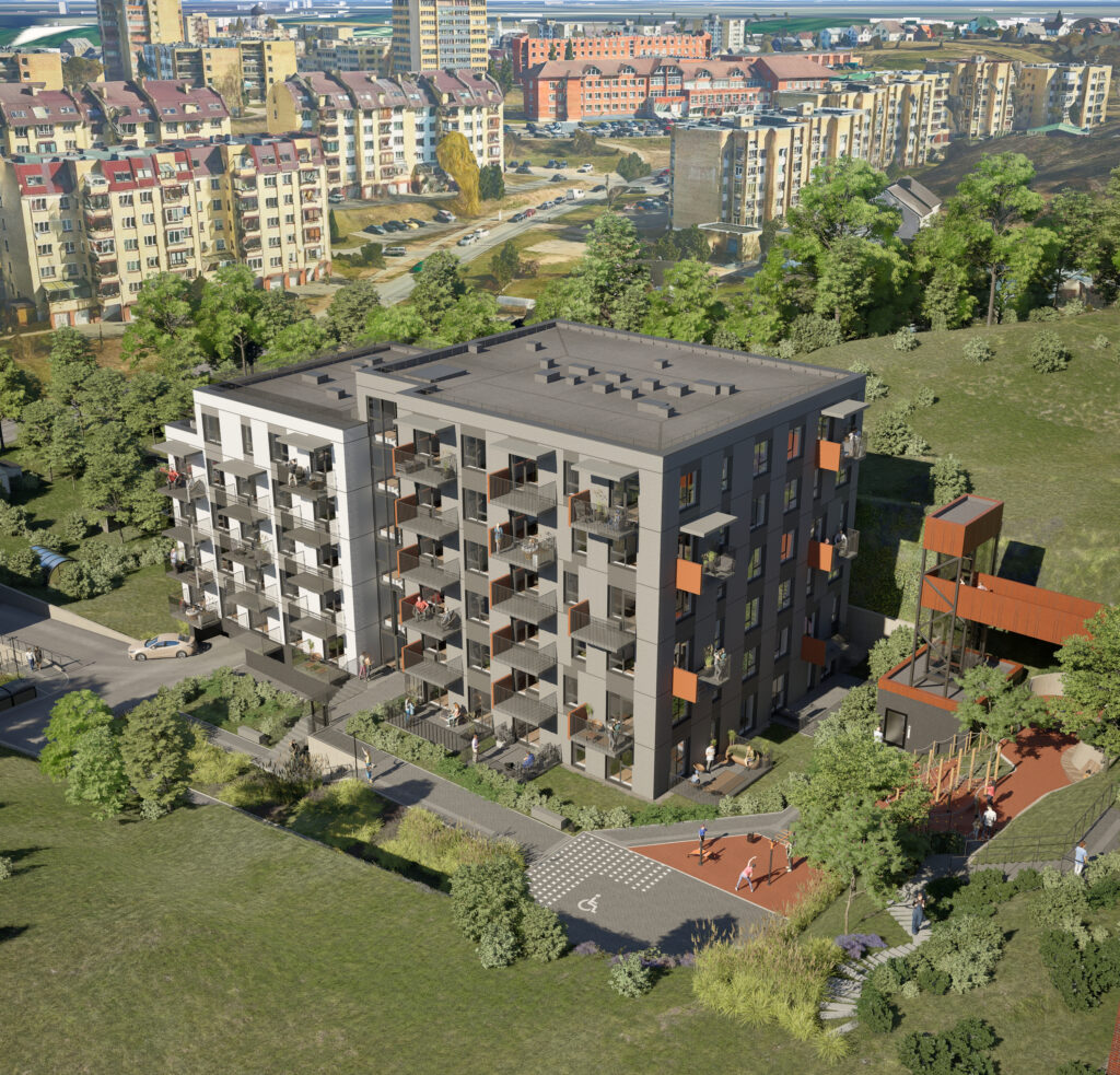 Nauji peizažai (Kaminkelio g. 23) - Multi apartment - visualization