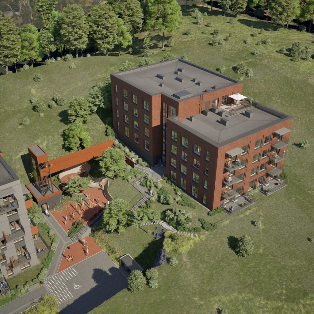 Nauji peizažai (Kaminkelio g. 23) - Multi apartment - visualization