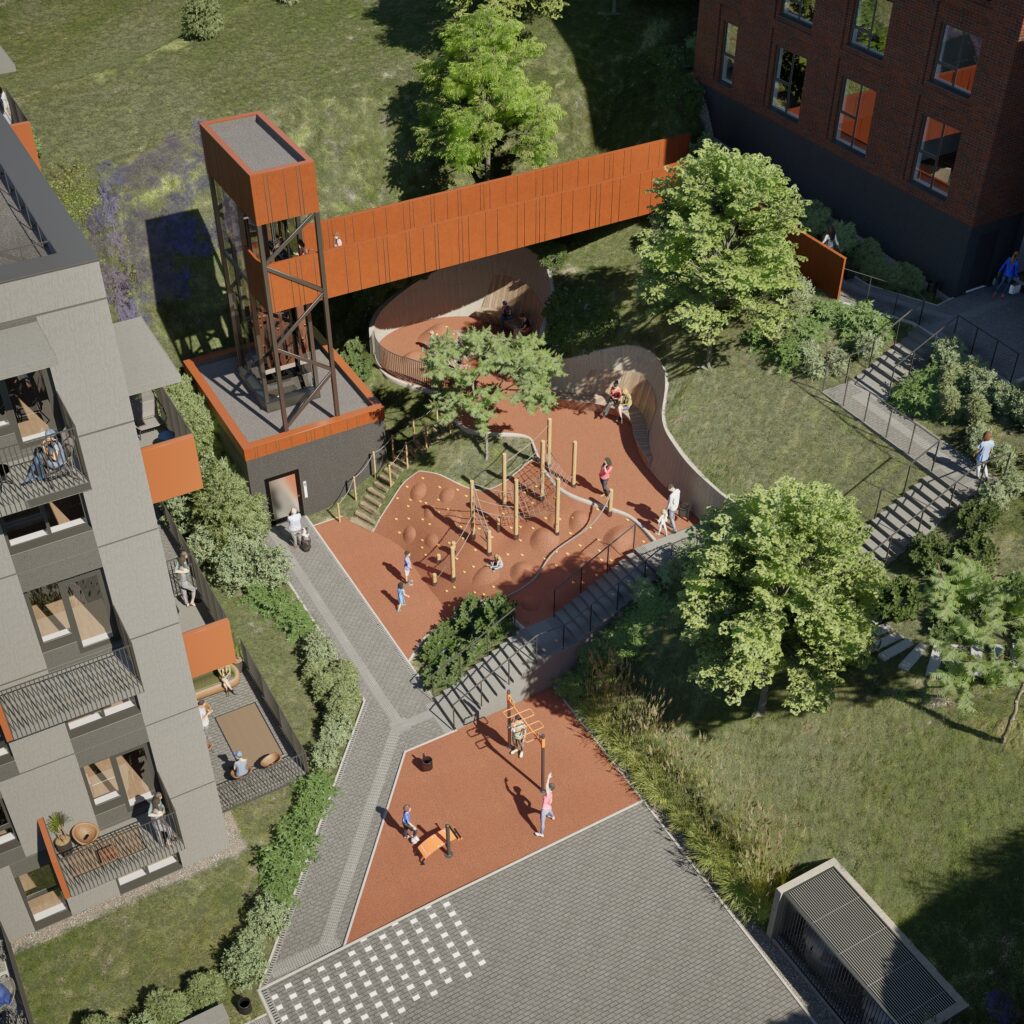 Nauji peizažai (Kaminkelio g. 23) - Multi apartment - visualization