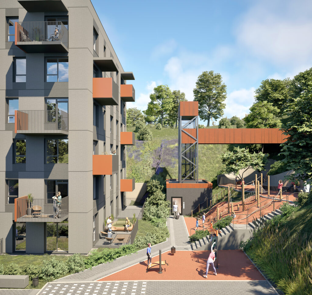 Nauji peizažai (Kaminkelio g. 23) - Multi apartment - visualization