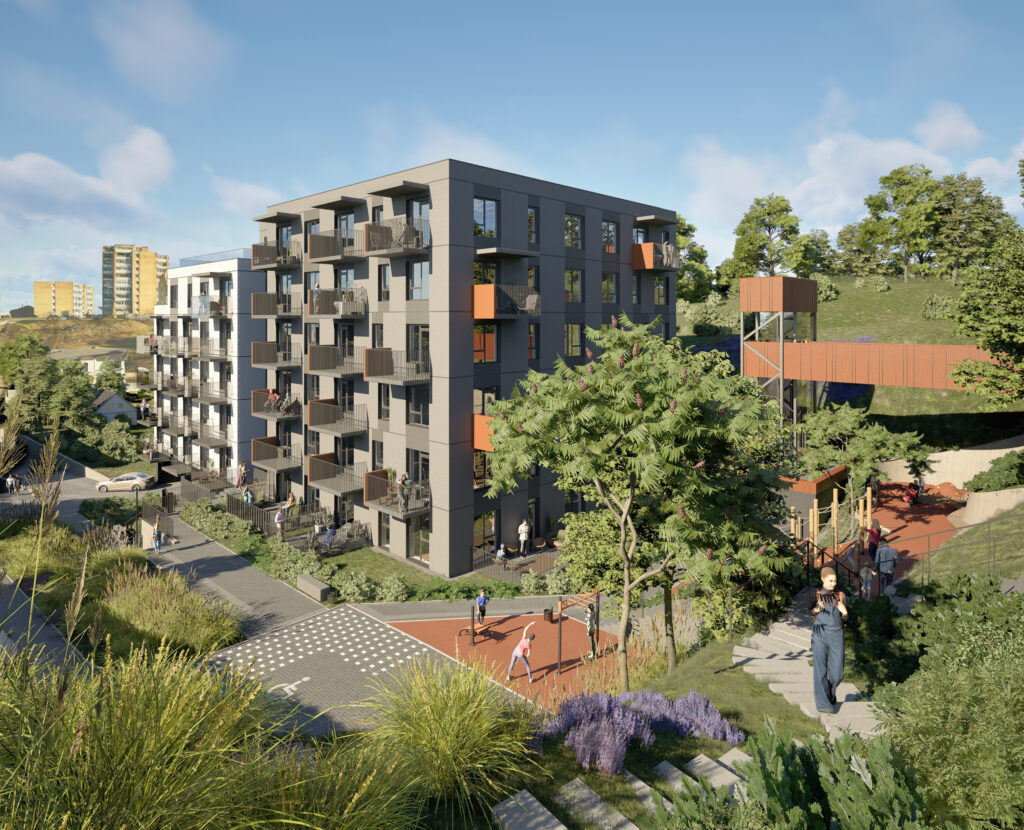 Nauji peizažai (Kaminkelio g. 23) - Multi apartment - visualization