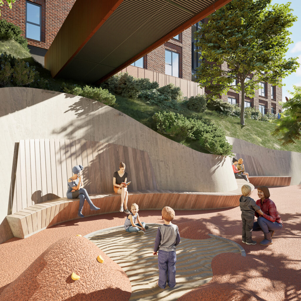 Nauji peizažai (Kaminkelio g. 23) - Multi apartment - visualization