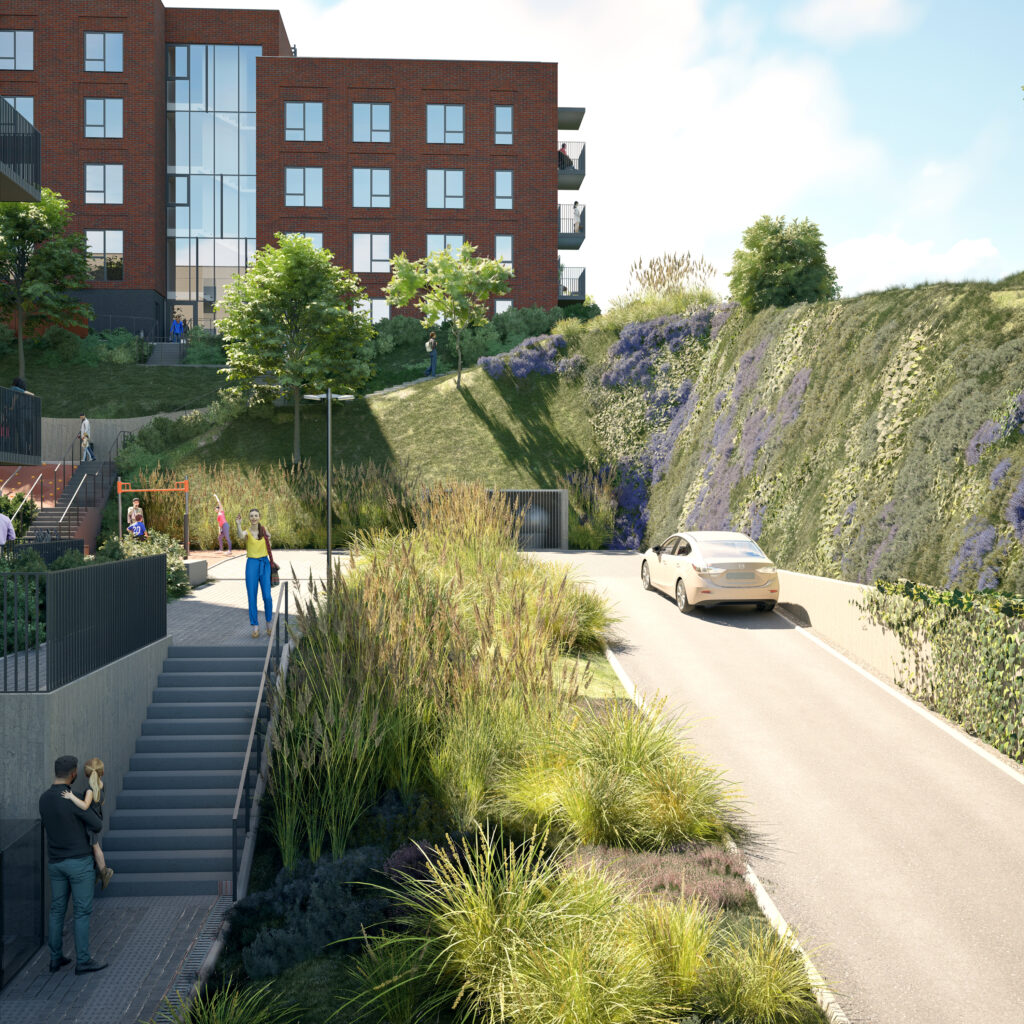 Nauji peizažai (Kaminkelio g. 23) - Multi apartment - visualization