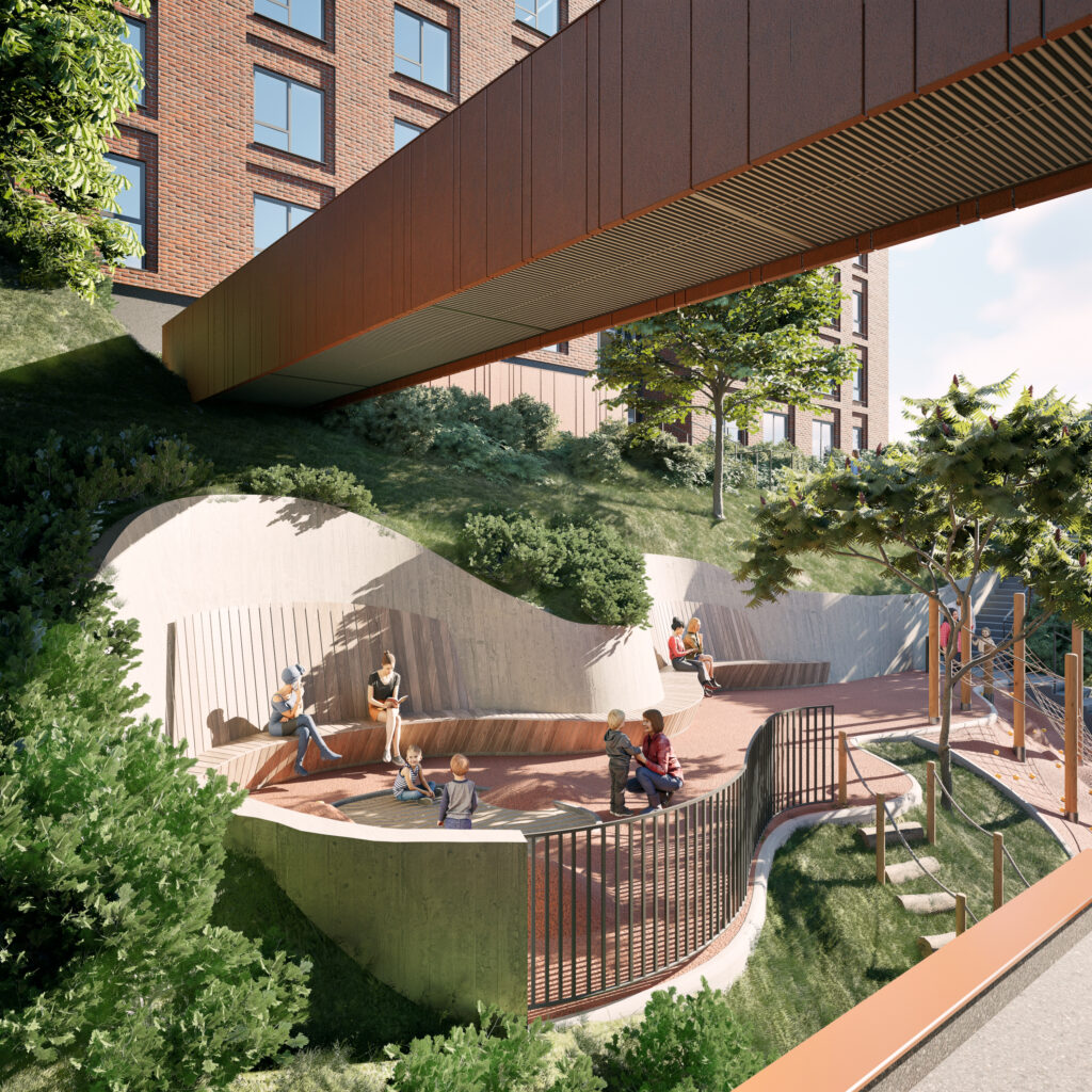 Nauji peizažai (Kaminkelio g. 23) - Multi apartment - visualization