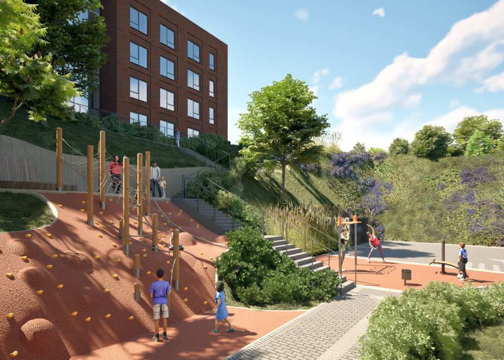 Nauji peizažai (Kaminkelio g. 23) - Multi apartment - visualization