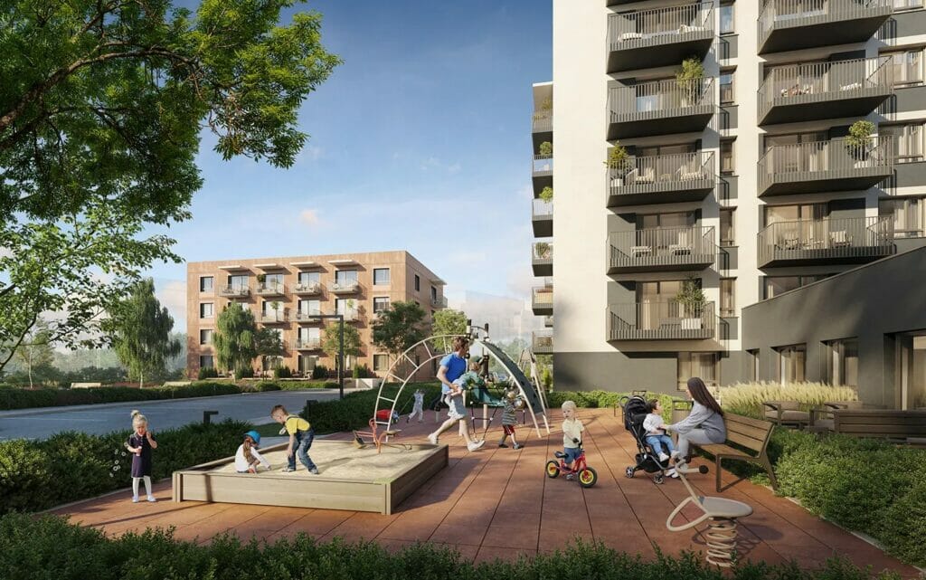 Lake Town 1 etapas (Duisburgo g. 1) - Daugiabutis - vizualizacija