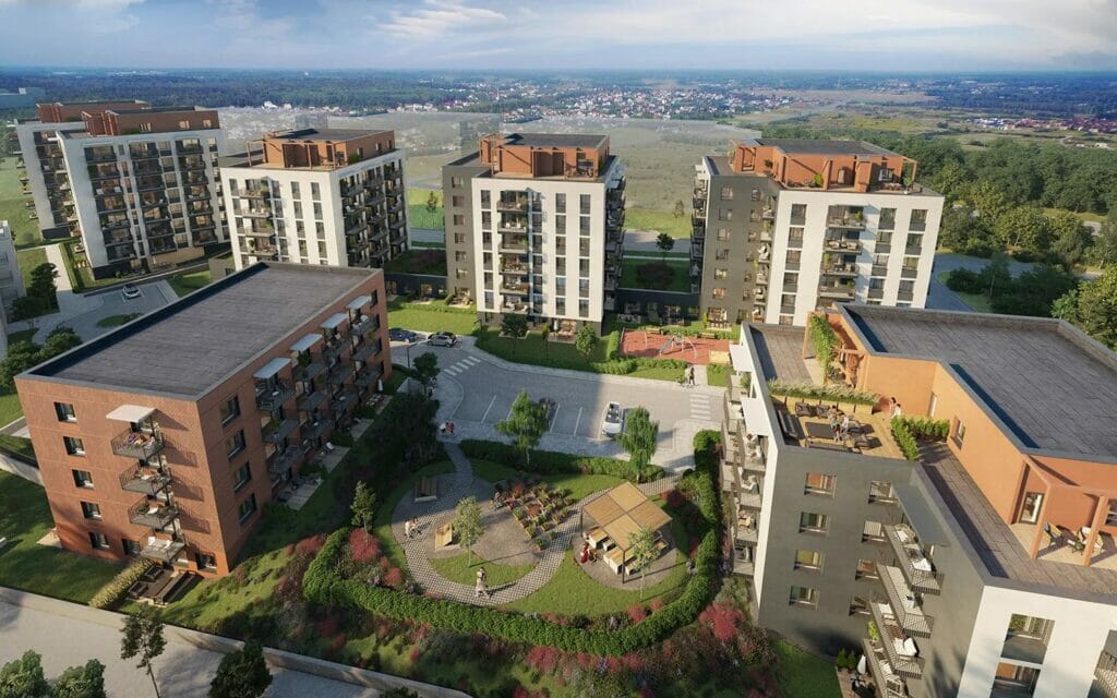 Lake Town 1 etapas (Duisburgo g. 1) - Daugiabutis - vizualizacija