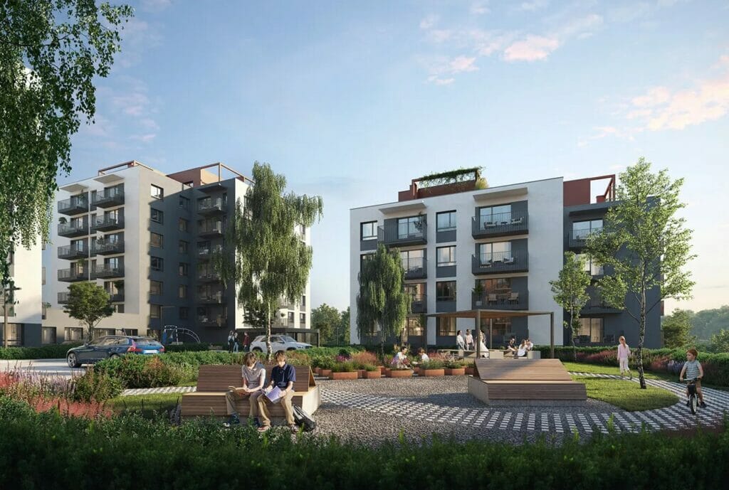 Lake Town 1 etapas (Duisburgo g. 1) - Daugiabutis - vizualizacija