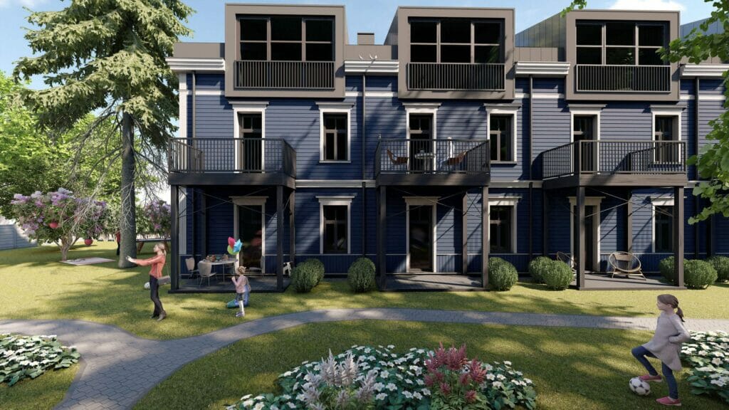 Rakstnieka Parka Rezidences I kārta (Ļermontova iela 4) - Multi apartment - visualization