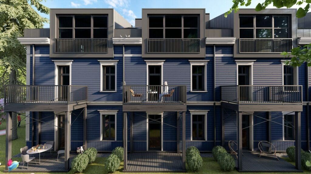 Rakstnieka Parka Rezidences I kārta (Ļermontova iela 4) - Multi apartment - visualization