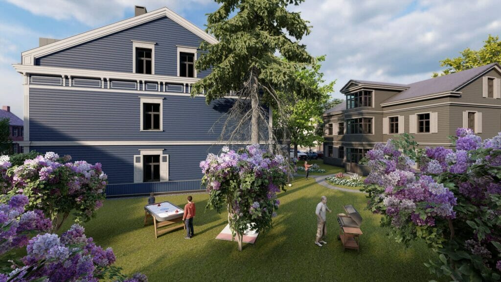 Rakstnieka Parka Rezidences I kārta (Ļermontova iela 4) - Multi apartment - visualization