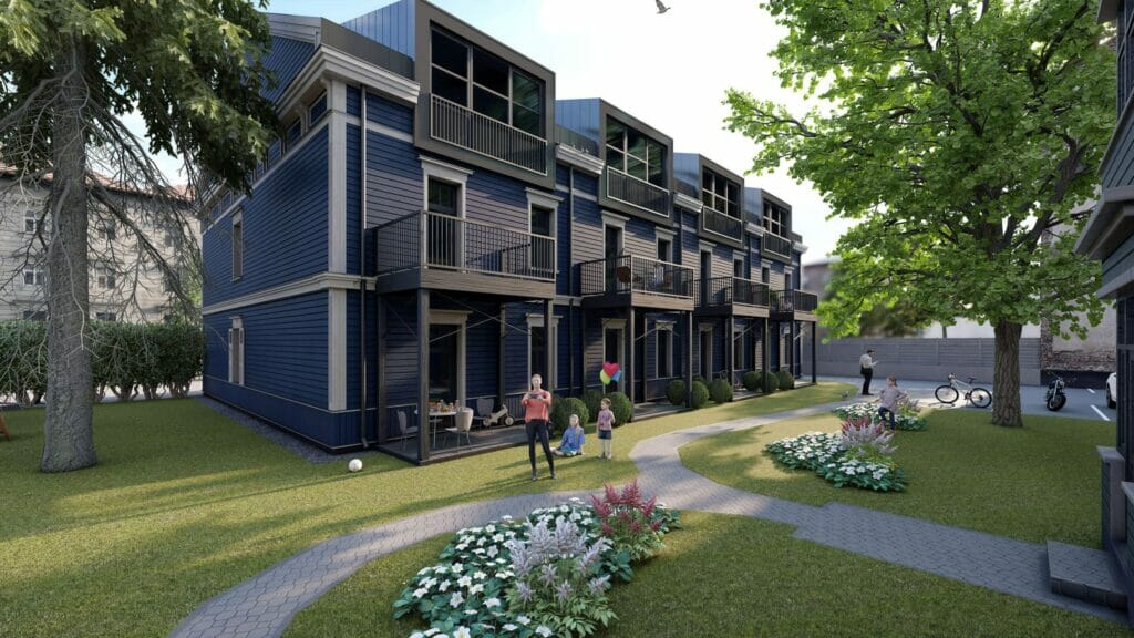 Rakstnieka Parka Rezidences I kārta (Ļermontova iela 4) - Multi apartment - visualization