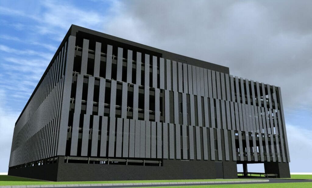 Parkingas V. A. Graičiūno g. 8 (V. A. Graičiūno g. 8) - Parking facility - visualization