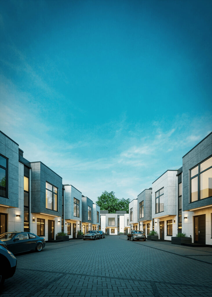 Uplevel Home (Pūces iela 14) - Row housing - visualization