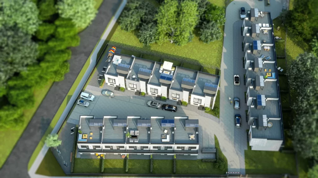 Uplevel Home (Pūces iela 14) - Row housing - visualization