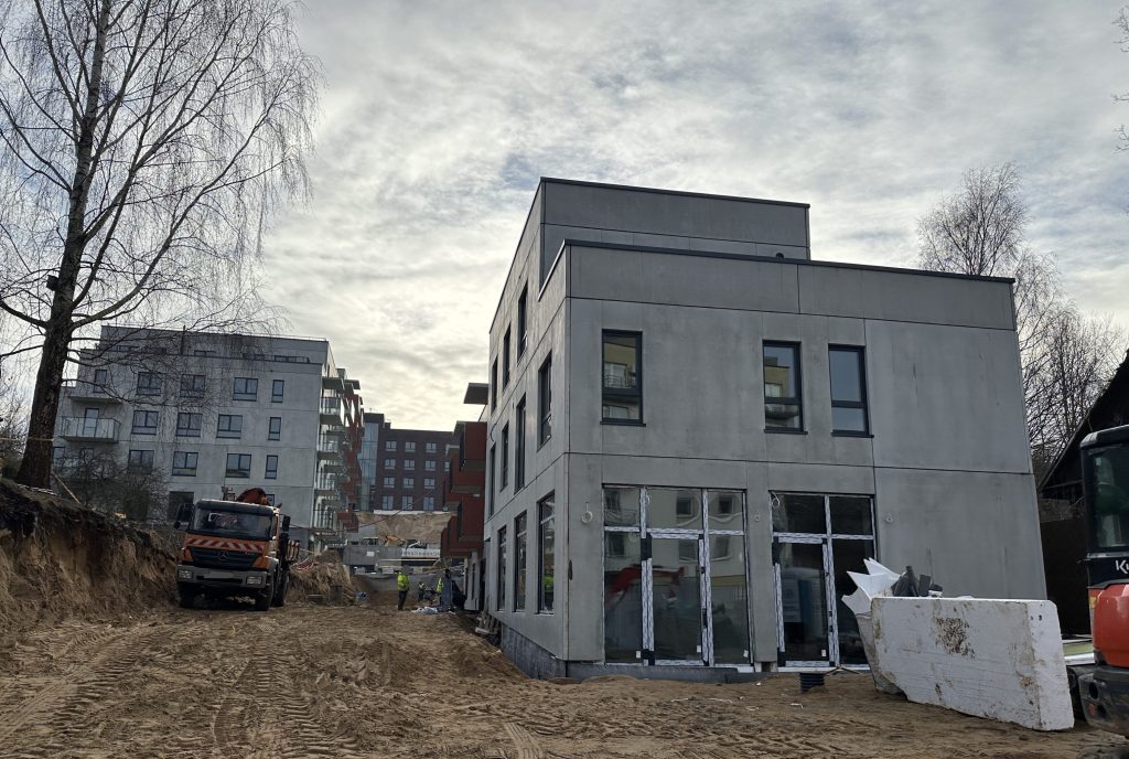 Nauji peizažai (Kaminkelio g. 23) - Multi apartment - construction photos