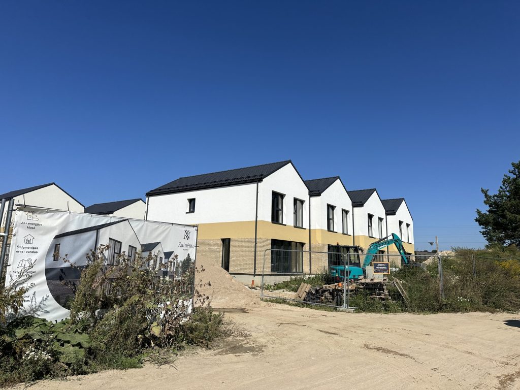 Kalnėnų namai (Keltų g. 10, 12, 18) - Row housing - construction photos