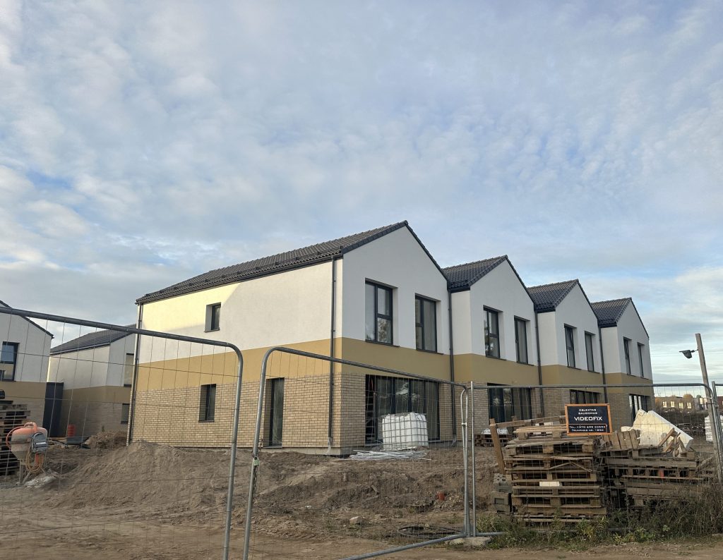 Kalnėnų namai (Keltų g. 10, 12, 18) - Row housing - construction photos