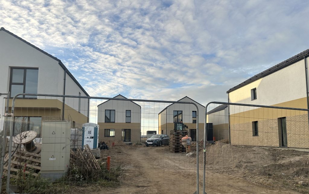 Kalnėnų namai (Keltų g. 10, 12, 18) - Row housing - construction photos