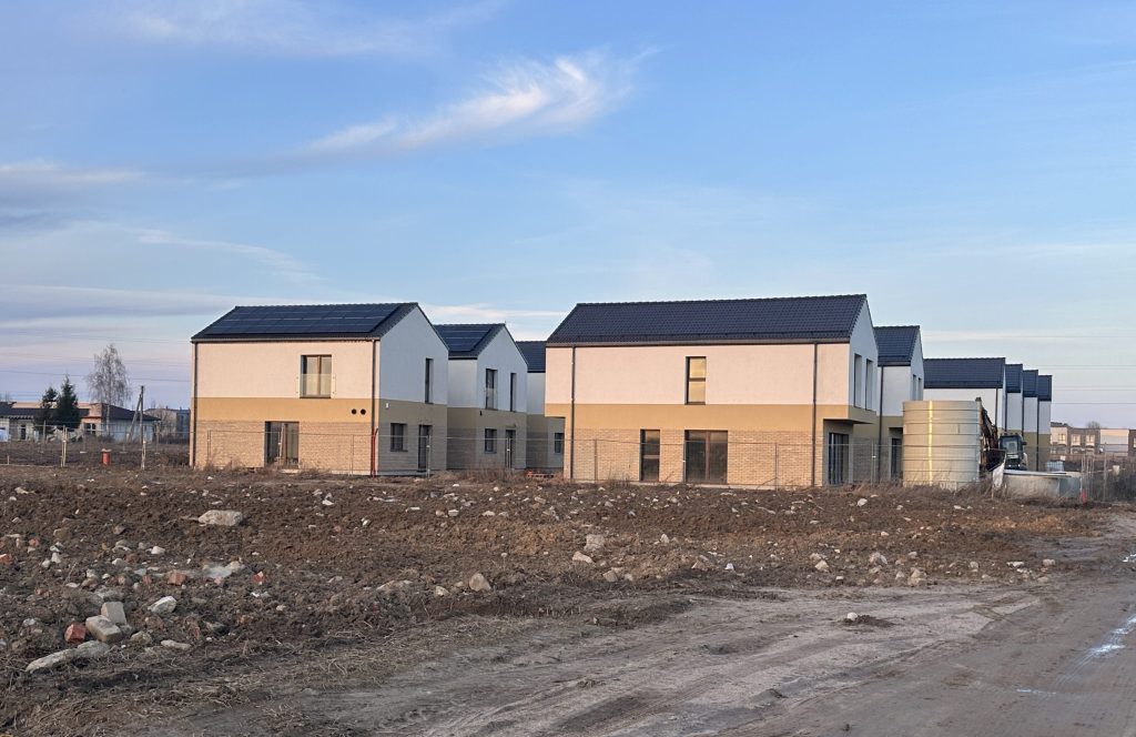 Kalnėnų namai (Keltų g. 10, 12, 18) - Row housing - construction photos