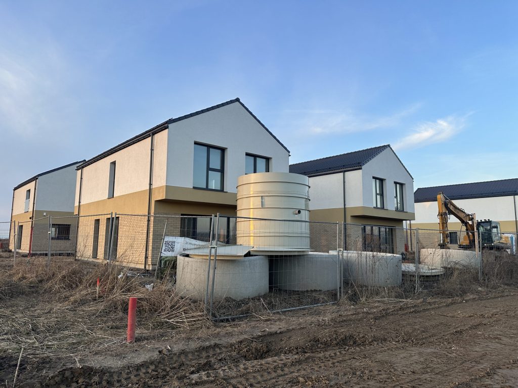 Kalnėnų namai (Keltų g. 10, 12, 18) - Row housing - construction photos